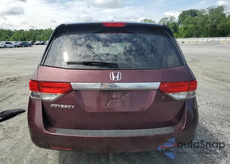2015 Honda Odyssey Exl из США, поврежденный, VIN 5FNRL5H67FB108940